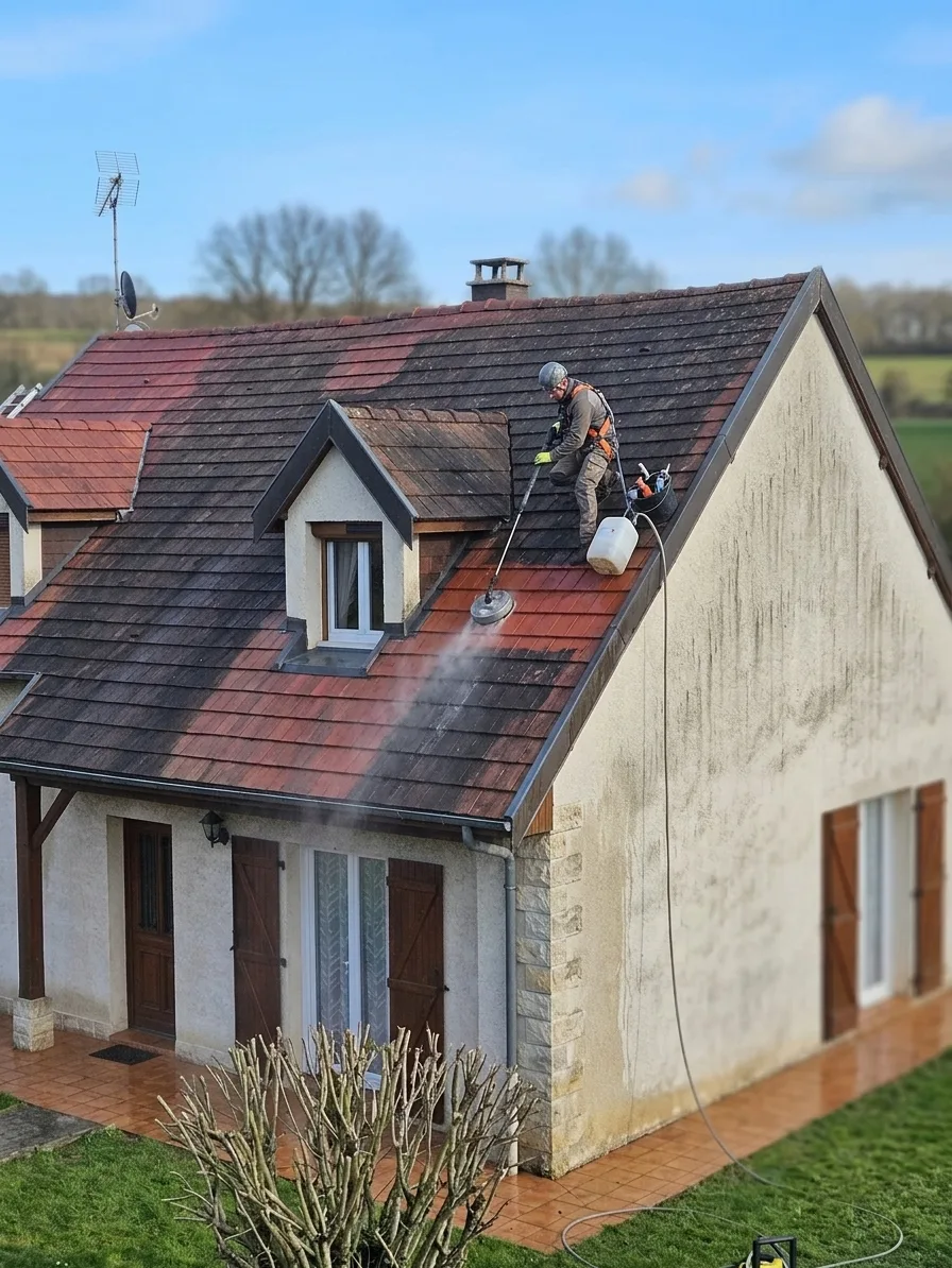 Nettoyage de toiture